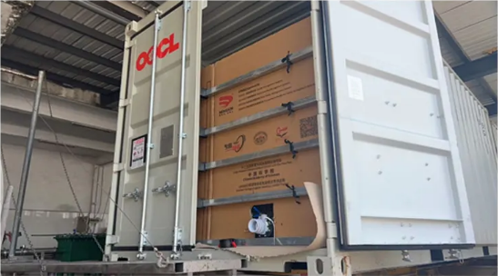 海南三亚自然橡胶可以装进集装箱走海运了