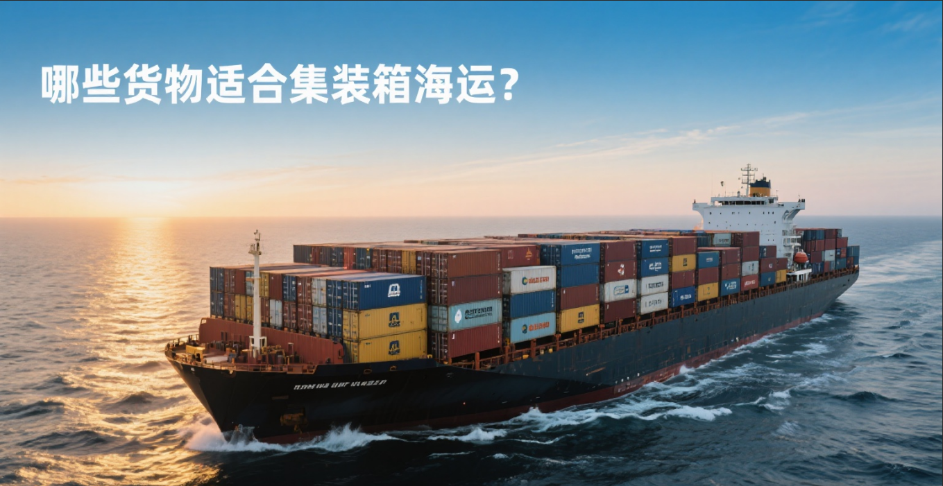 哪些货物适合集装箱海运？？